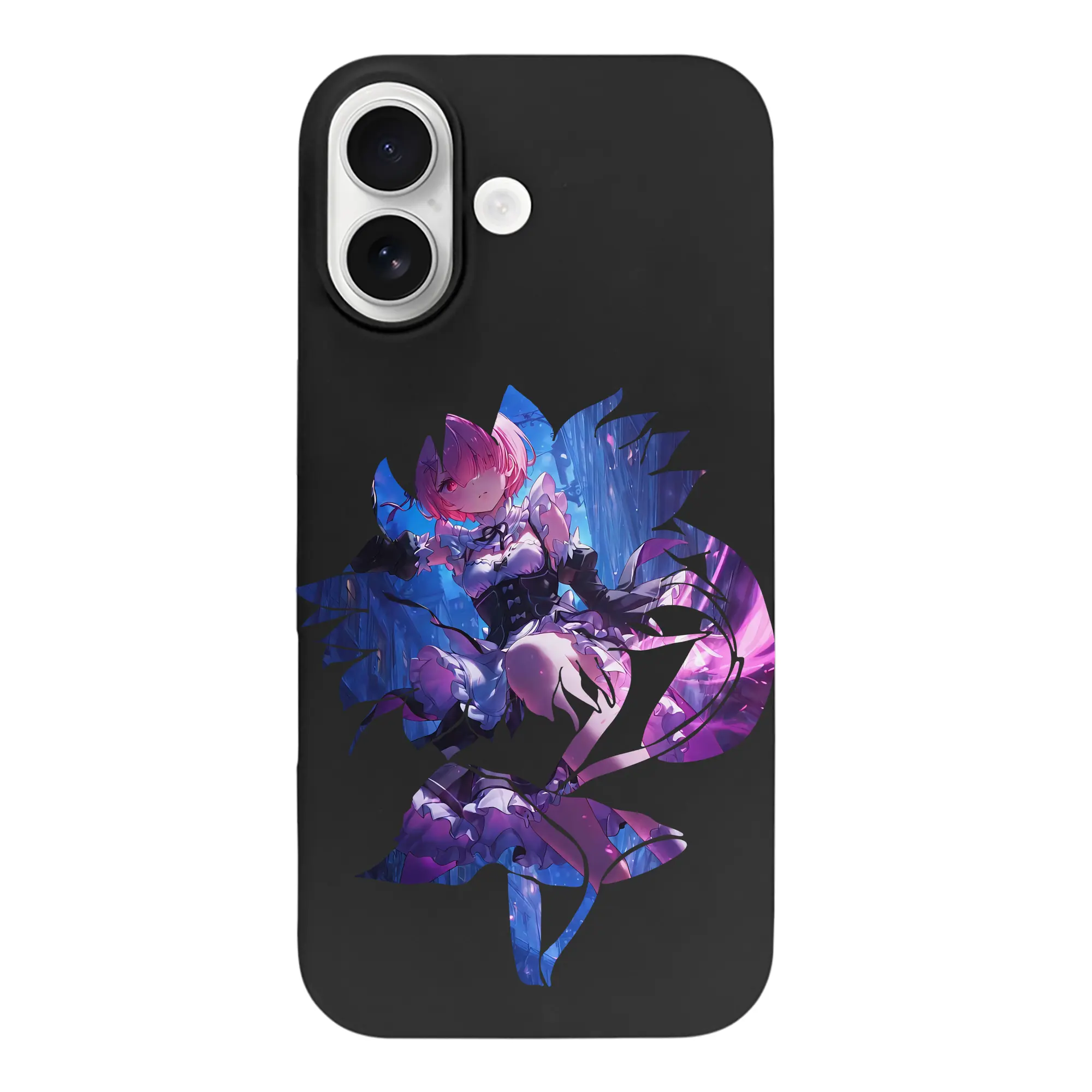 リゼロ グッズ ラム - iPhone 17 シリーズ シリコンケース 薄型 耐衝撃 指紋防止 ソフトタッチカバー 精密フィット 傷防止 保護ケース iPhone 17/17 Air/17 Pro/17 Pro Max 対応